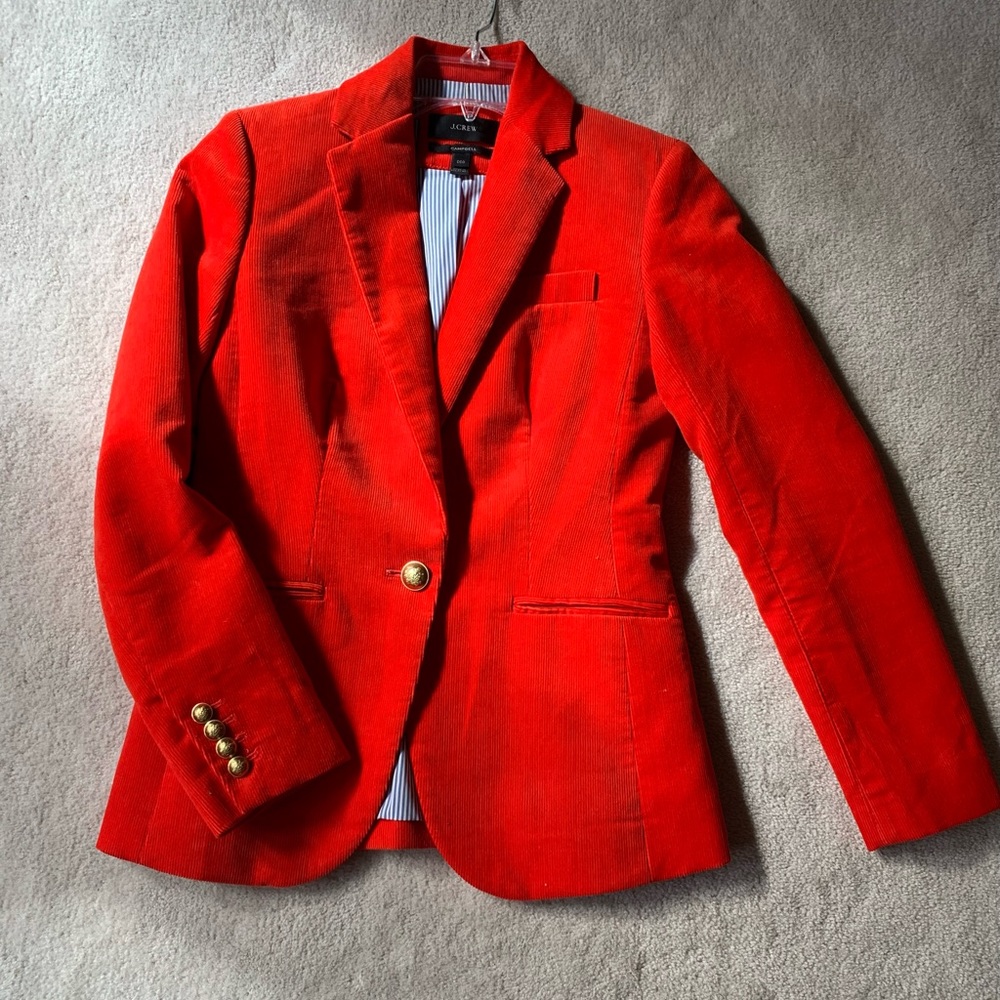 NWOT J.CREW Campbell Blazer in Corduroy - Picture 9 of 16